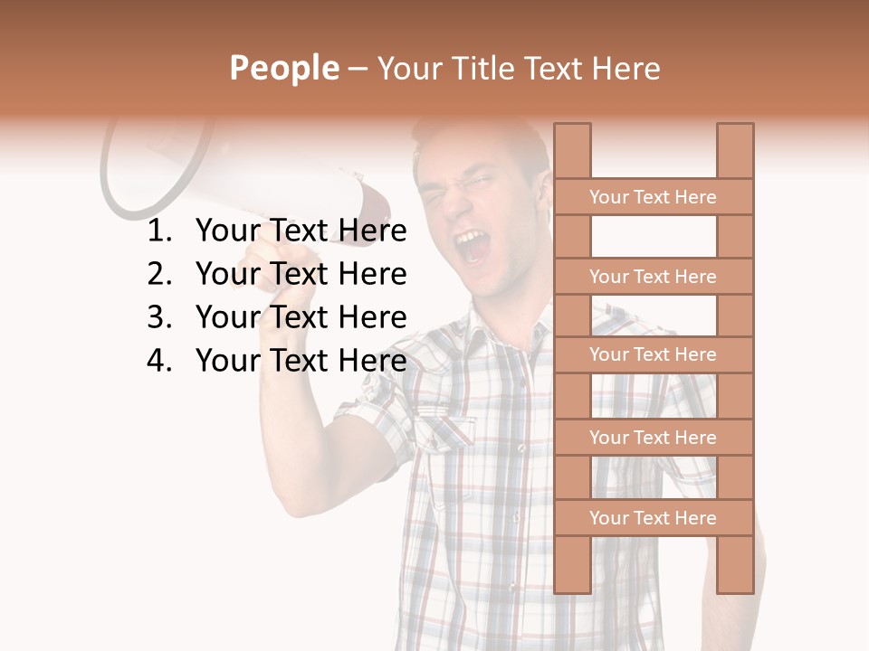 Young Laborer Pretty PowerPoint Template