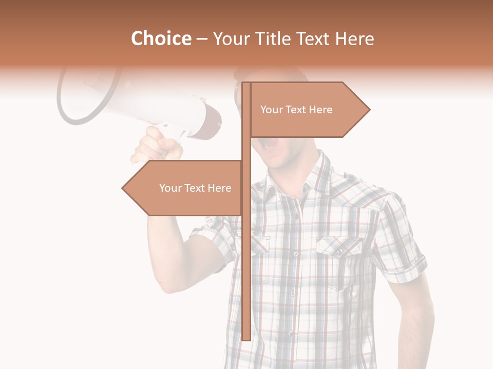 Young Laborer Pretty PowerPoint Template