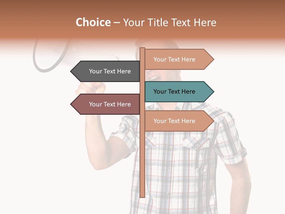 Young Laborer Pretty PowerPoint Template