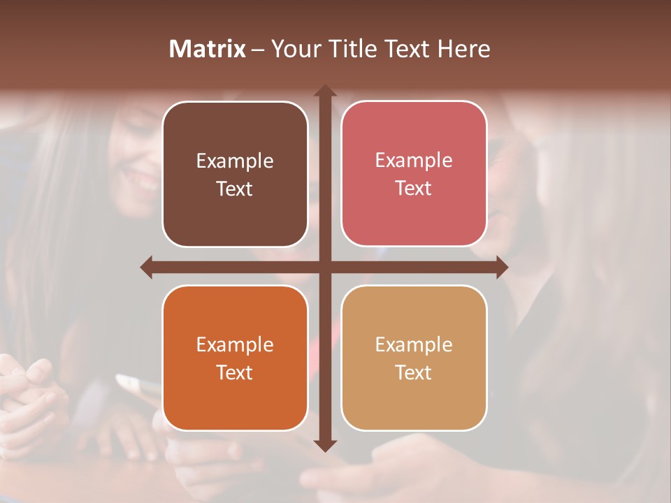 Teenager Group Together PowerPoint Template