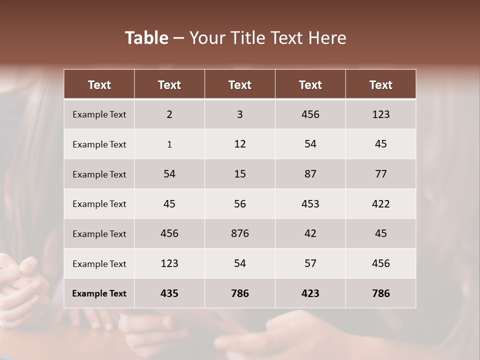Teenager Group Together PowerPoint Template