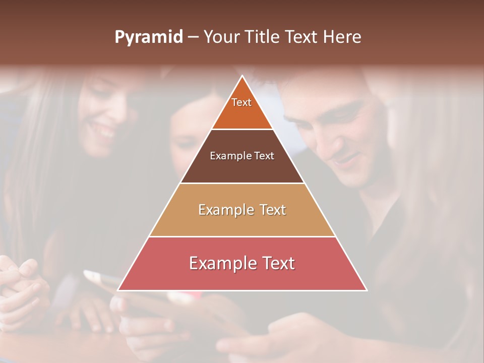 Teenager Group Together PowerPoint Template