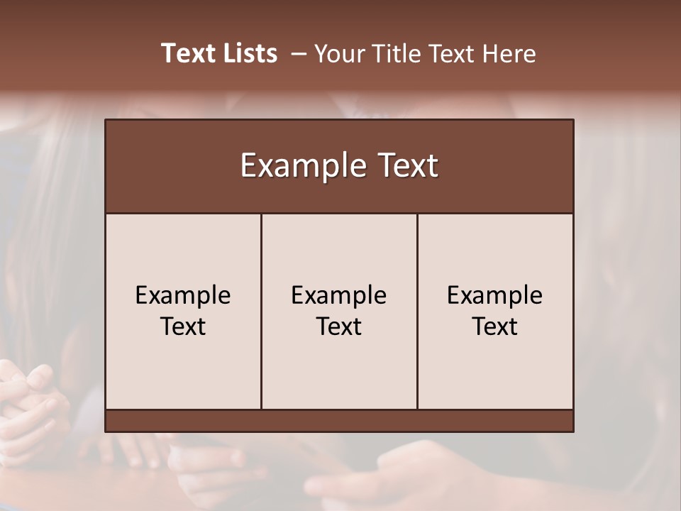 Teenager Group Together PowerPoint Template