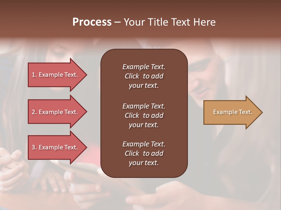 Teenager Group Together PowerPoint Template