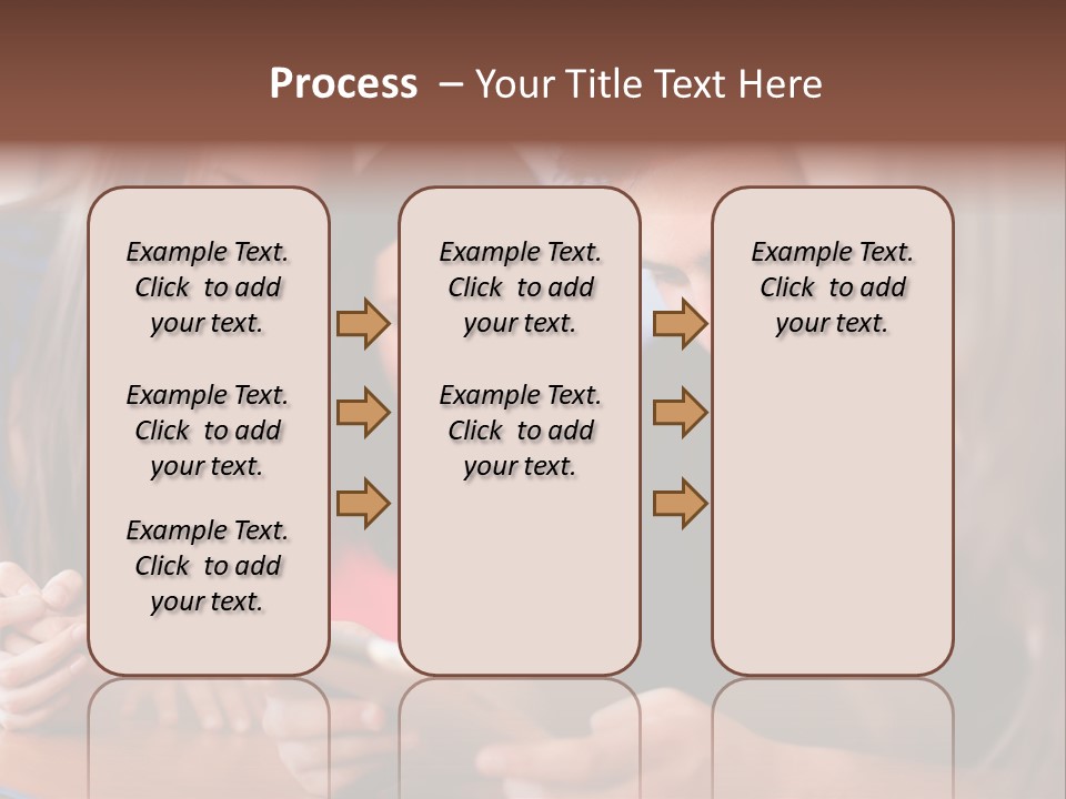 Teenager Group Together PowerPoint Template