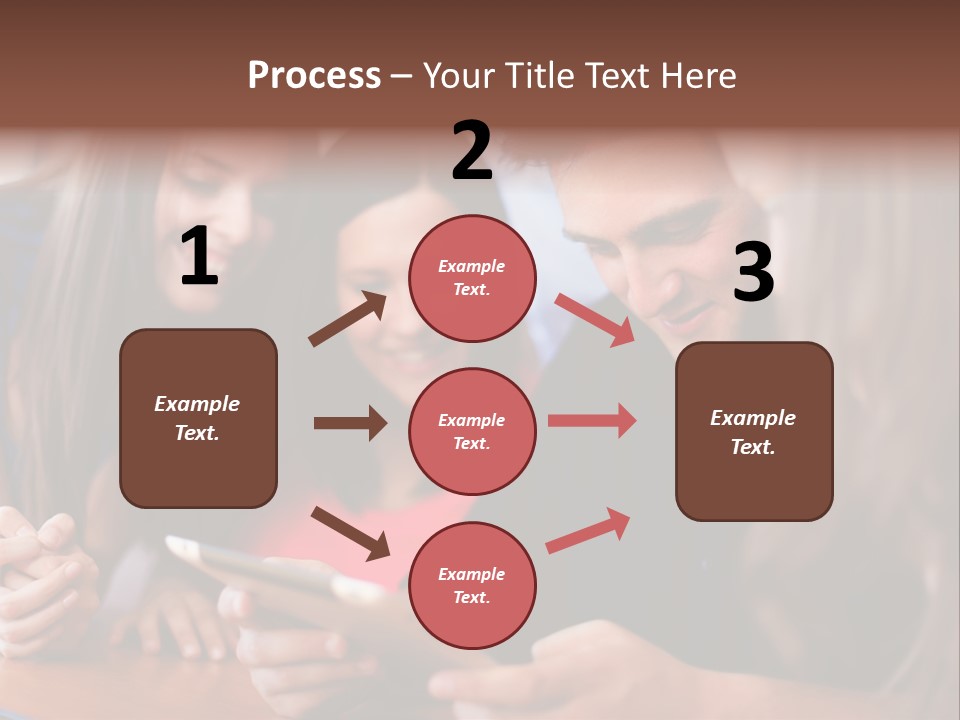 Teenager Group Together PowerPoint Template