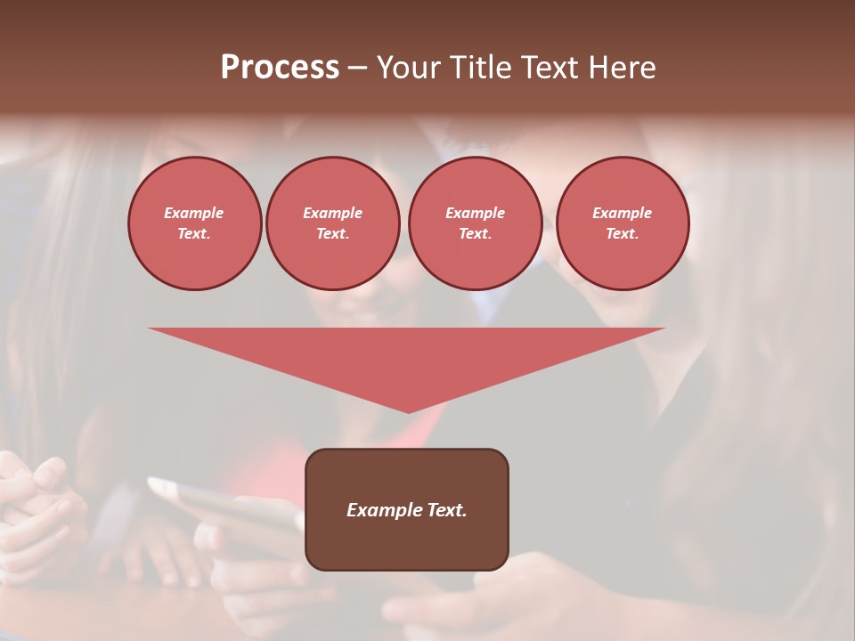 Teenager Group Together PowerPoint Template