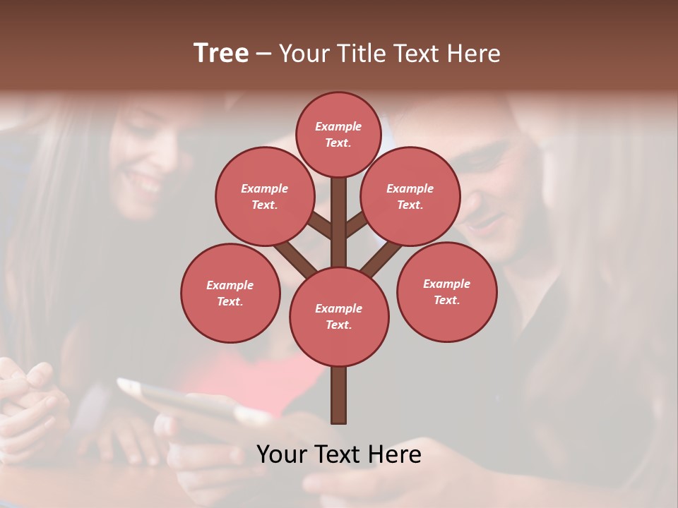 Teenager Group Together PowerPoint Template