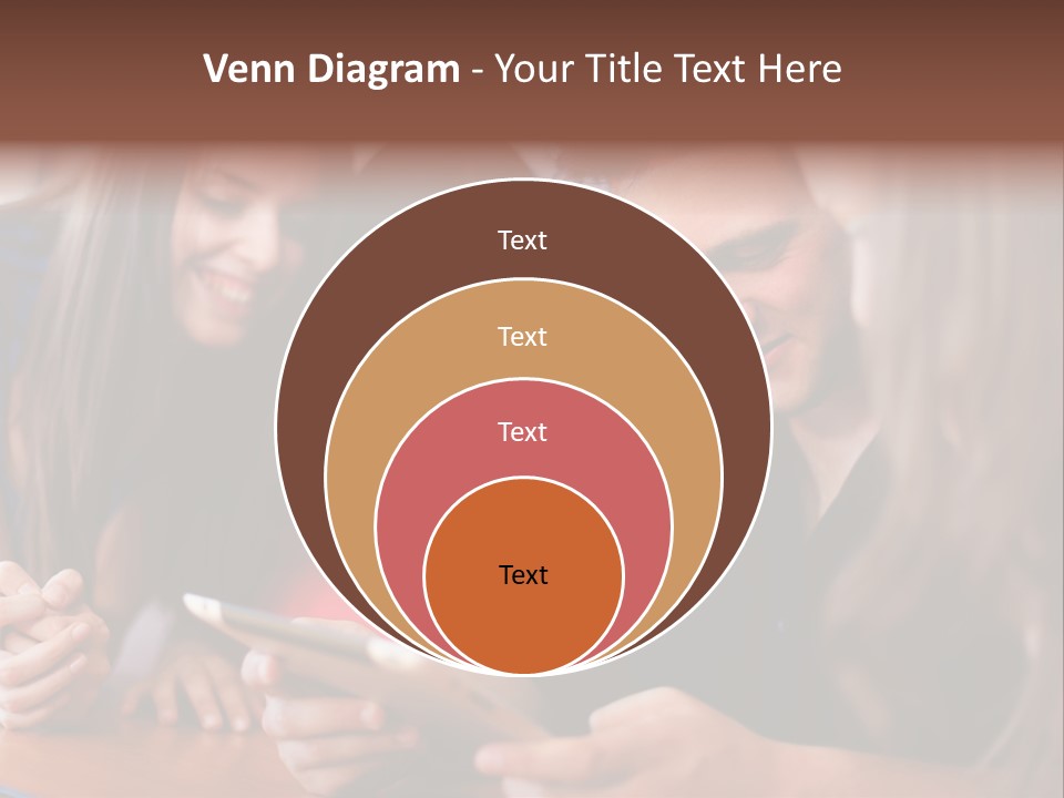 Teenager Group Together PowerPoint Template