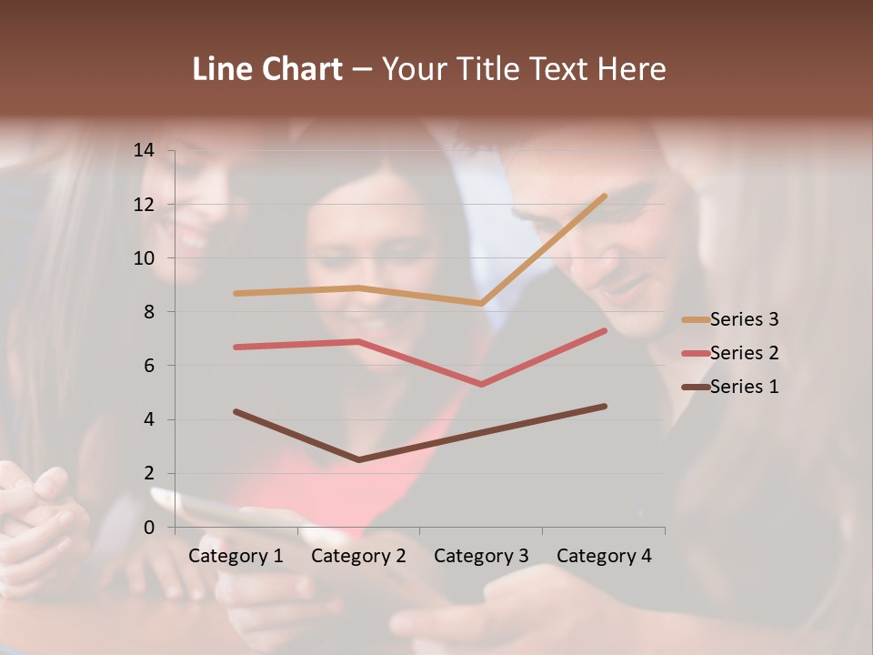 Teenager Group Together PowerPoint Template