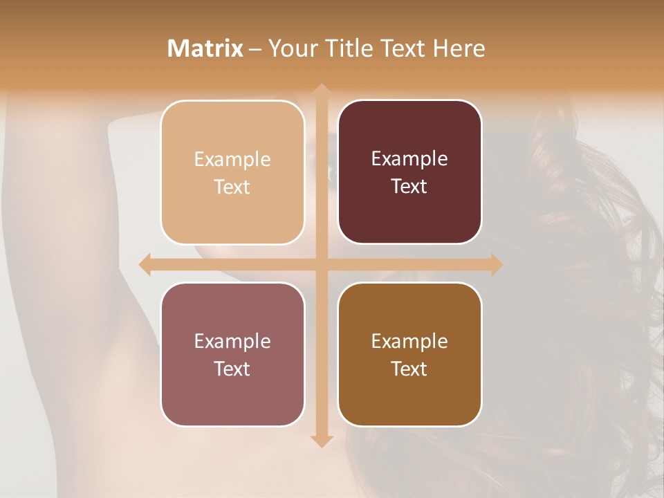 Dark Superiority Caucasian PowerPoint Template