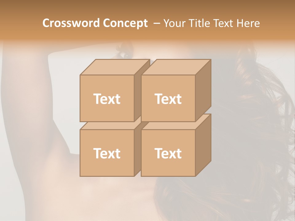 Dark Superiority Caucasian PowerPoint Template