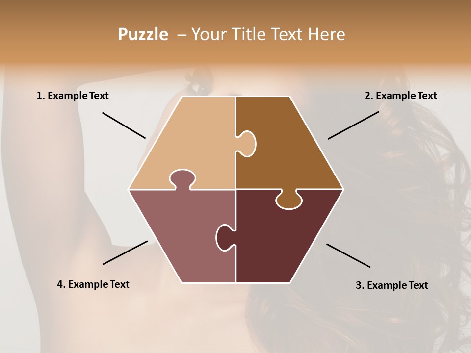 Dark Superiority Caucasian PowerPoint Template