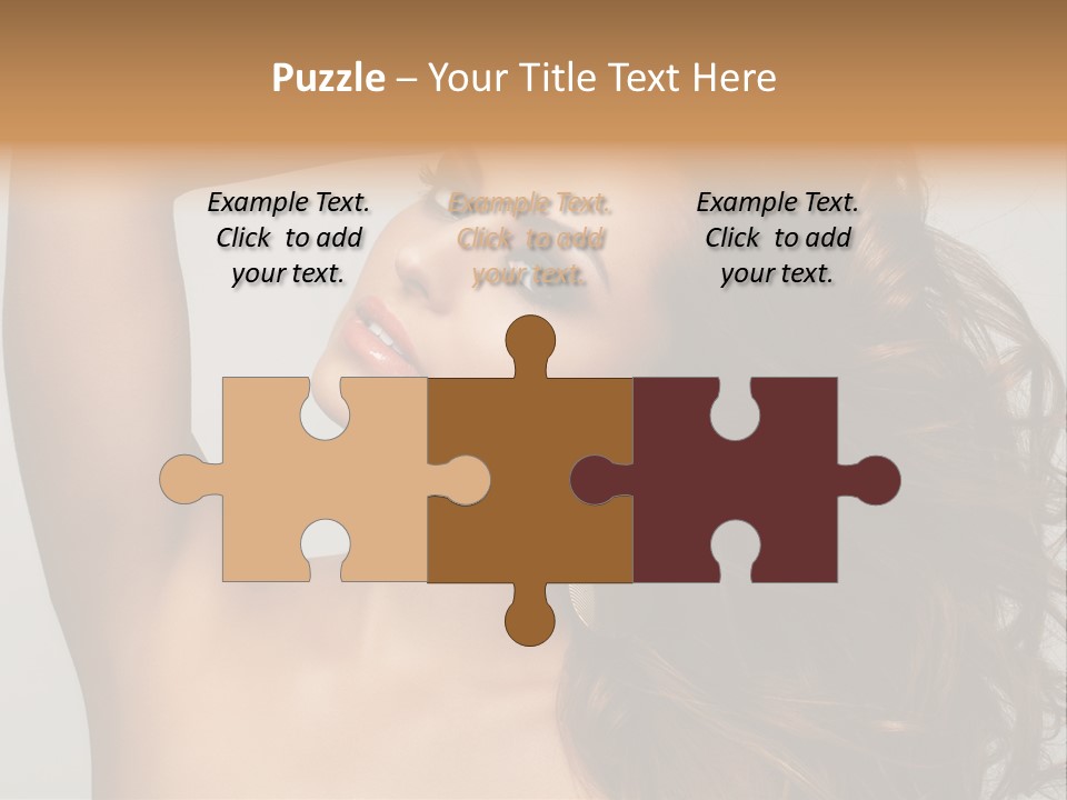 Dark Superiority Caucasian PowerPoint Template