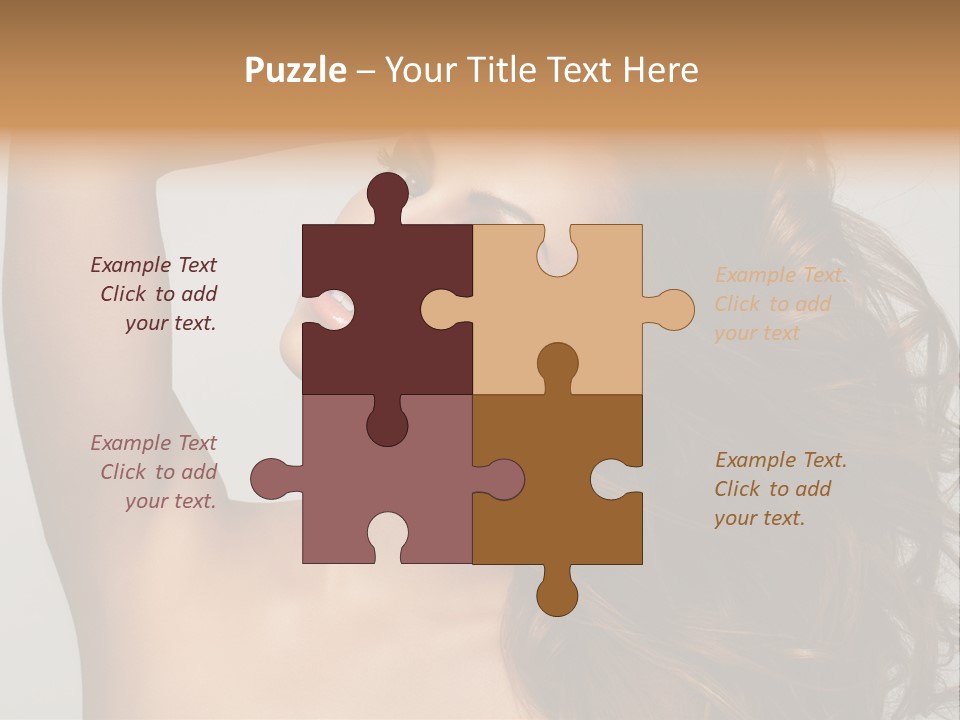 Dark Superiority Caucasian PowerPoint Template