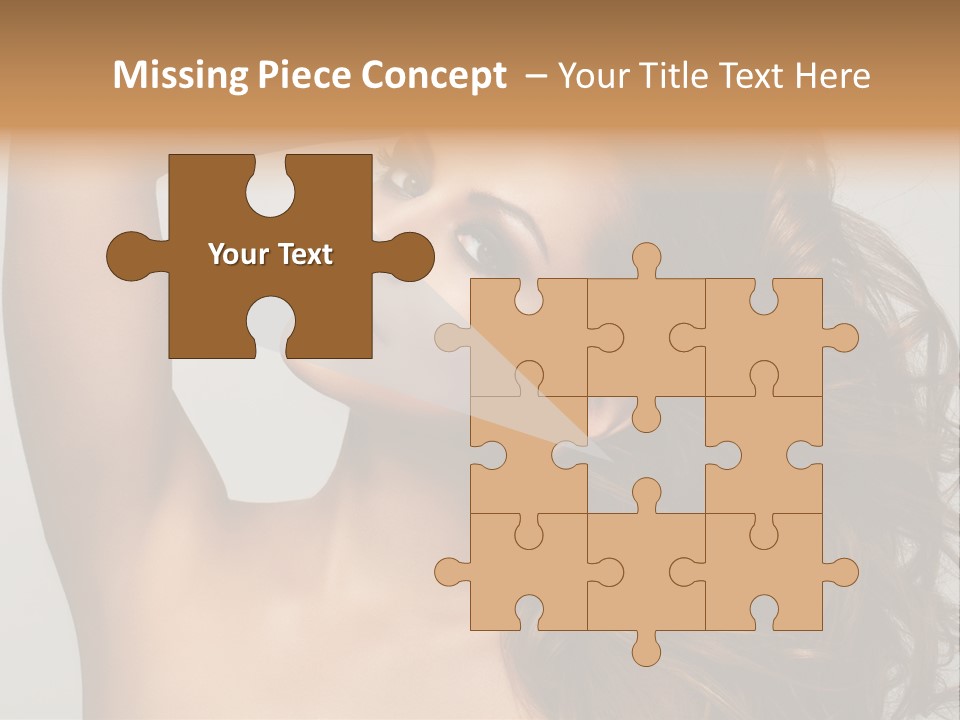 Dark Superiority Caucasian PowerPoint Template