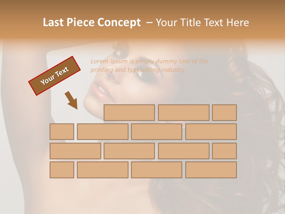 Dark Superiority Caucasian PowerPoint Template