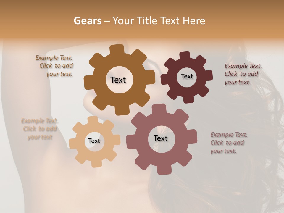 Dark Superiority Caucasian PowerPoint Template