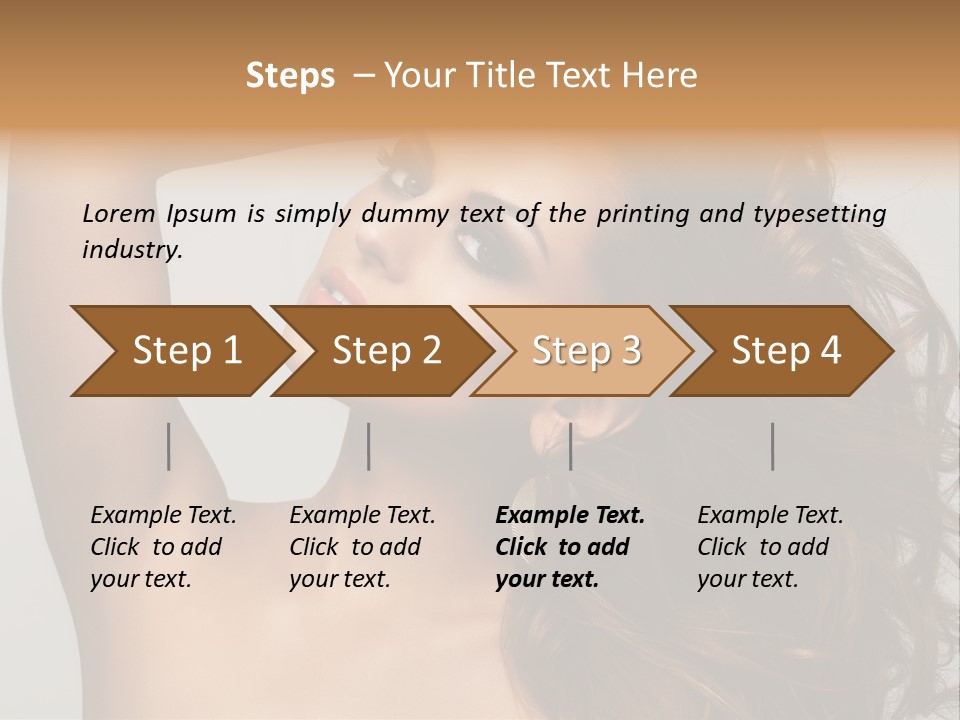 Dark Superiority Caucasian PowerPoint Template