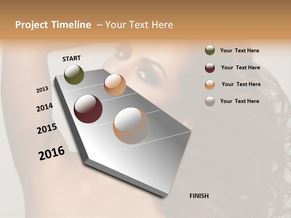 Dark Superiority Caucasian PowerPoint Template