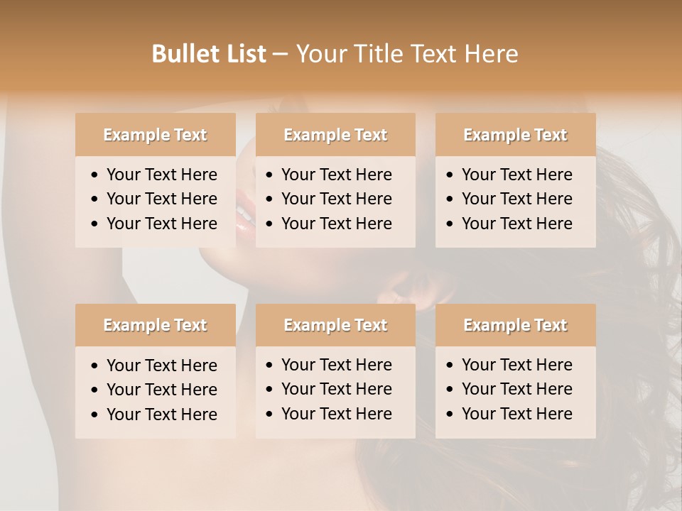 Dark Superiority Caucasian PowerPoint Template