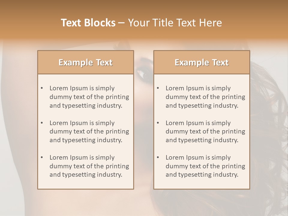 Dark Superiority Caucasian PowerPoint Template