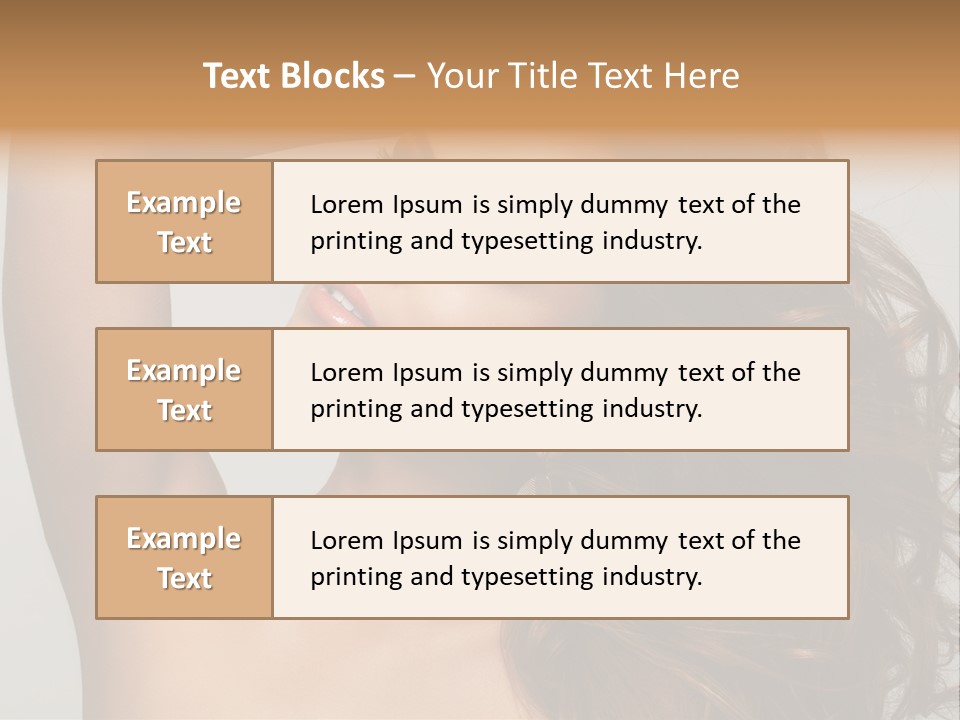 Dark Superiority Caucasian PowerPoint Template