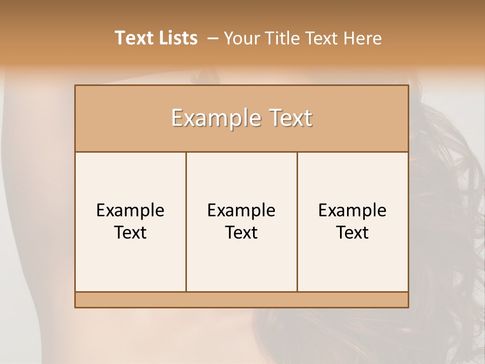 Dark Superiority Caucasian PowerPoint Template