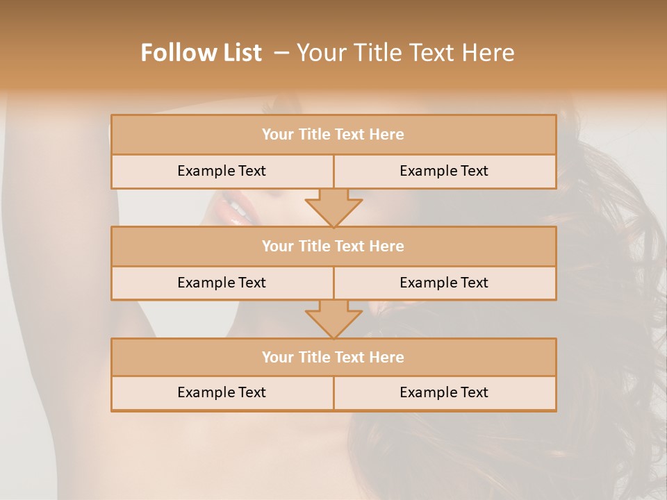 Dark Superiority Caucasian PowerPoint Template
