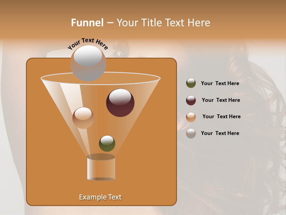 Dark Superiority Caucasian PowerPoint Template