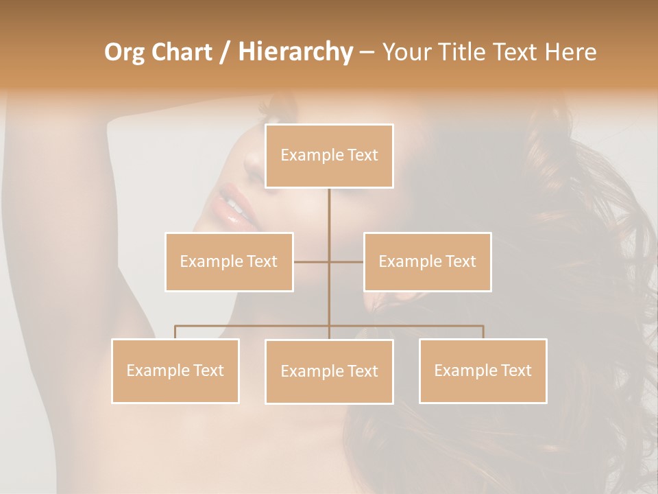 Dark Superiority Caucasian PowerPoint Template