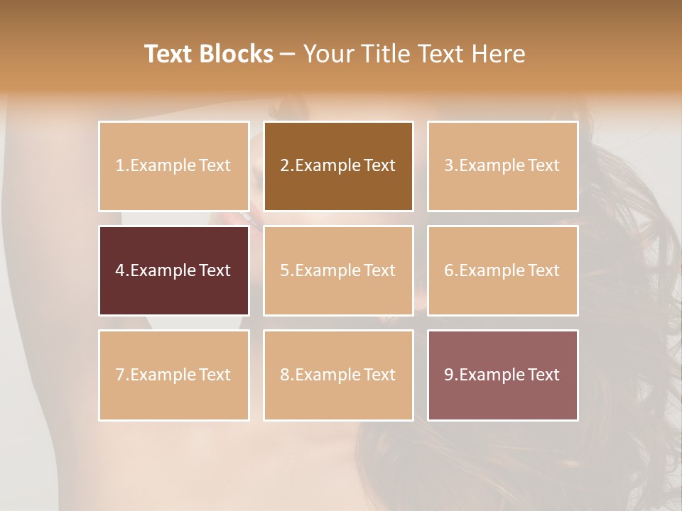 Dark Superiority Caucasian PowerPoint Template