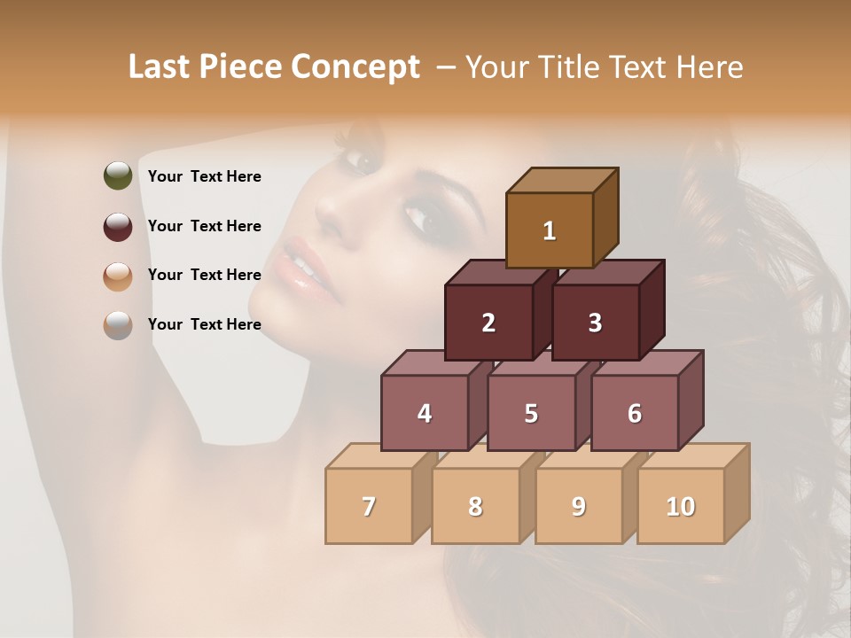 Dark Superiority Caucasian PowerPoint Template