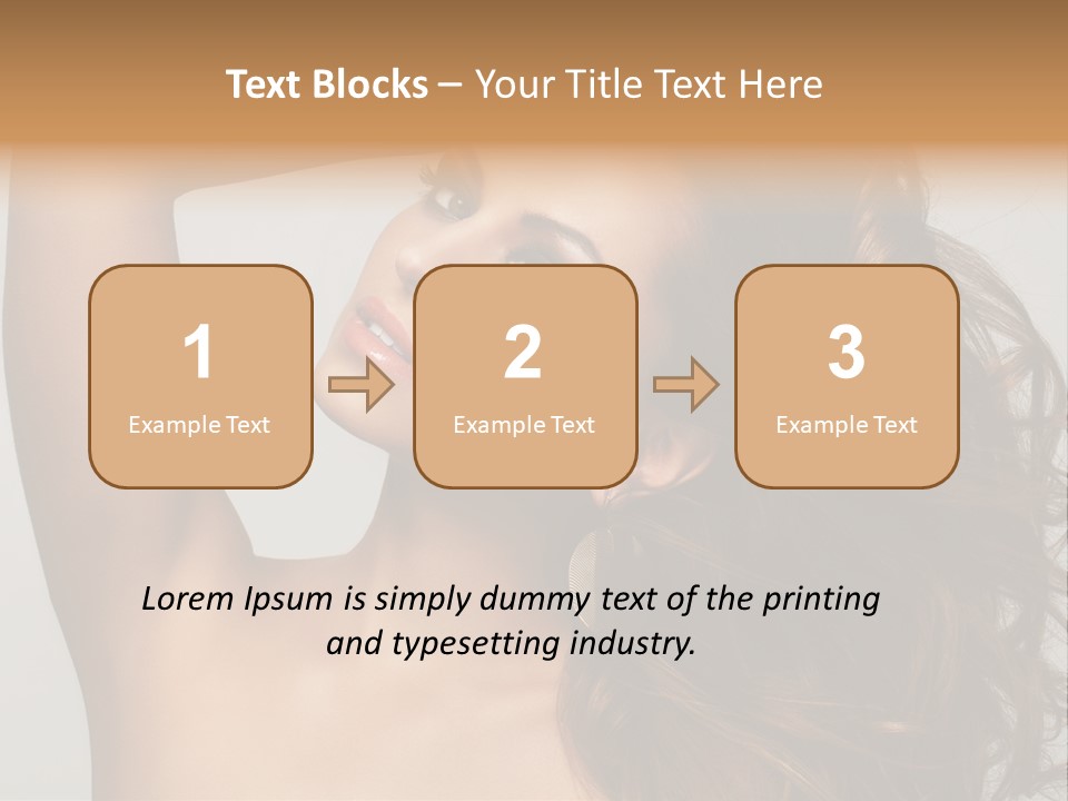 Dark Superiority Caucasian PowerPoint Template