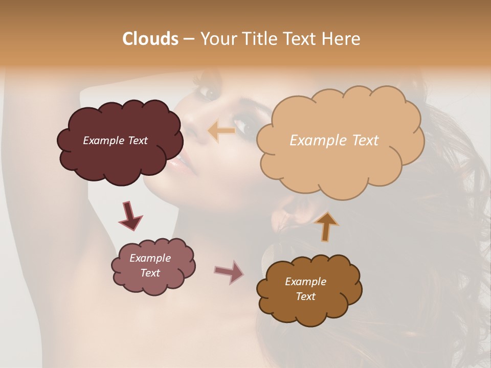 Dark Superiority Caucasian PowerPoint Template