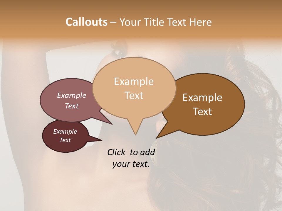 Dark Superiority Caucasian PowerPoint Template