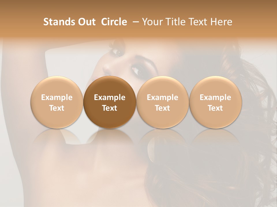 Dark Superiority Caucasian PowerPoint Template