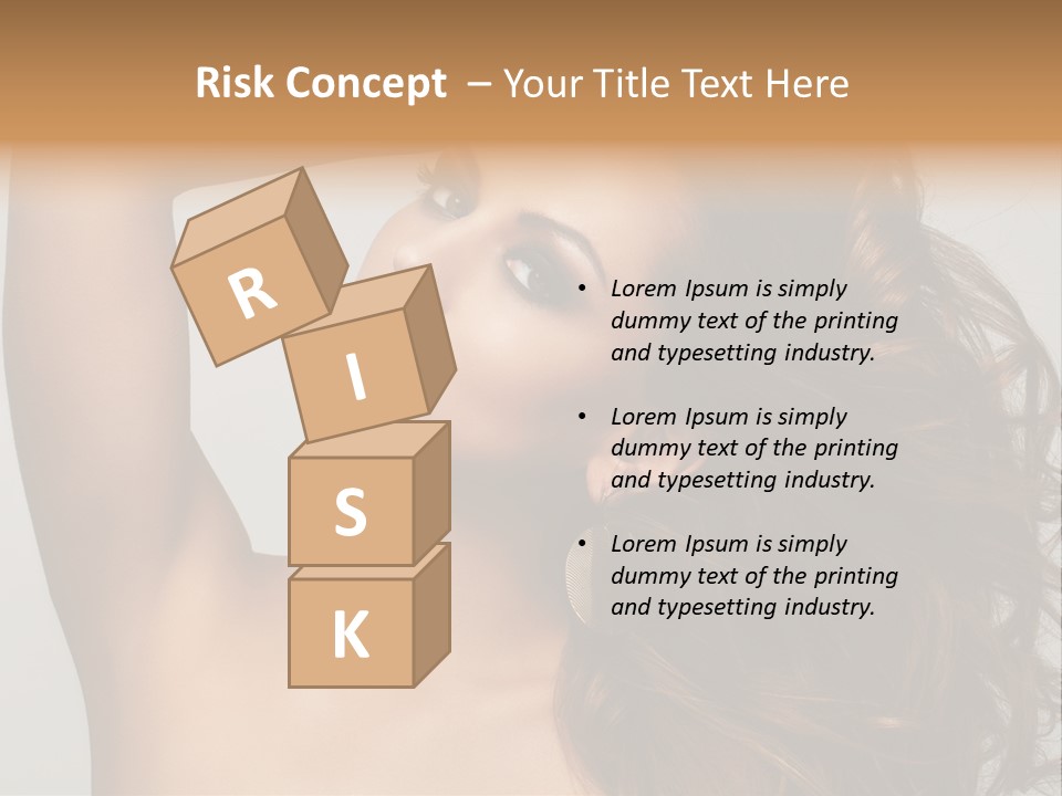 Dark Superiority Caucasian PowerPoint Template