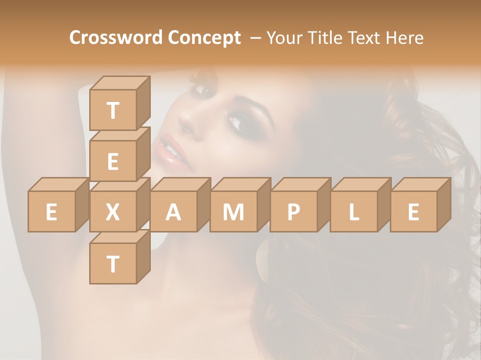 Dark Superiority Caucasian PowerPoint Template