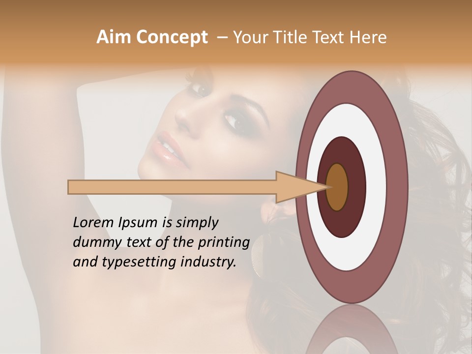 Dark Superiority Caucasian PowerPoint Template