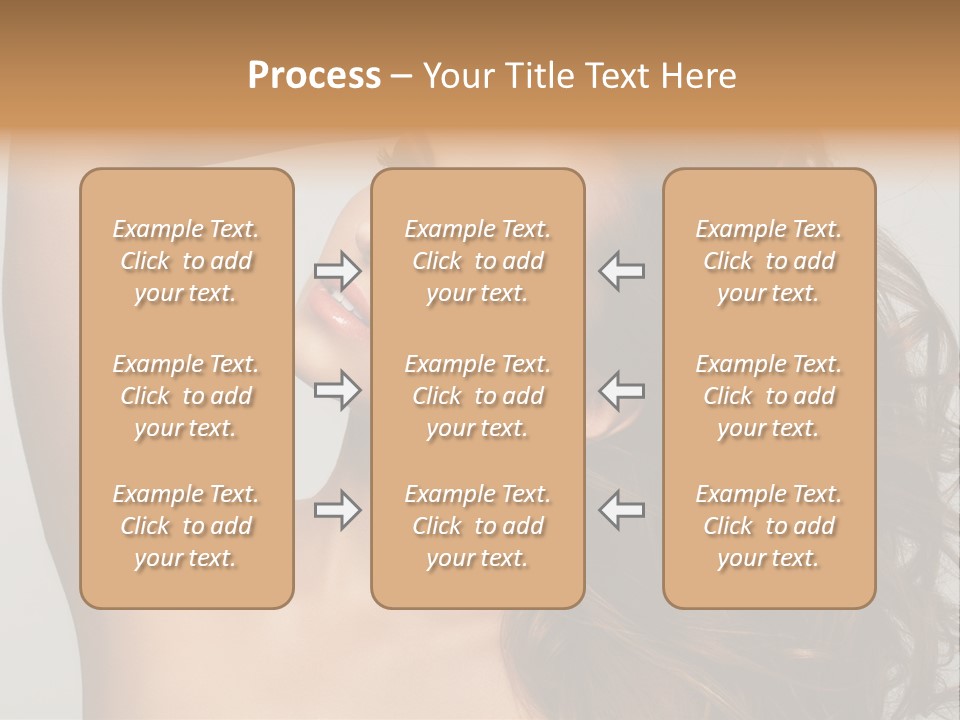 Dark Superiority Caucasian PowerPoint Template