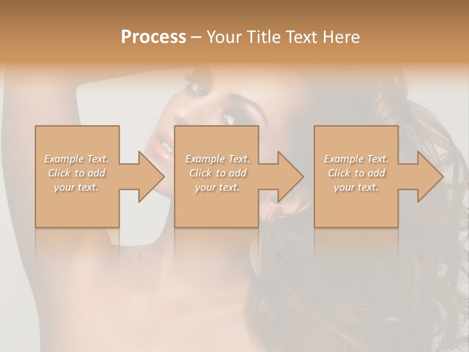 Dark Superiority Caucasian PowerPoint Template