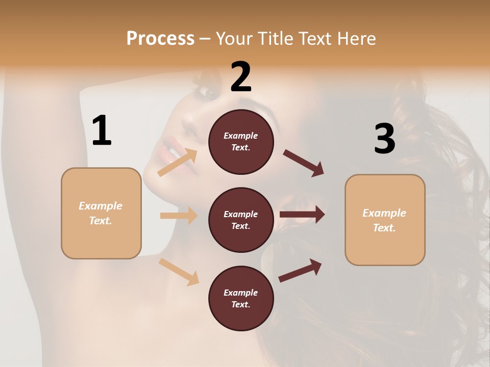 Dark Superiority Caucasian PowerPoint Template