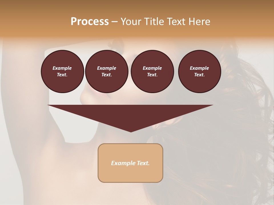 Dark Superiority Caucasian PowerPoint Template