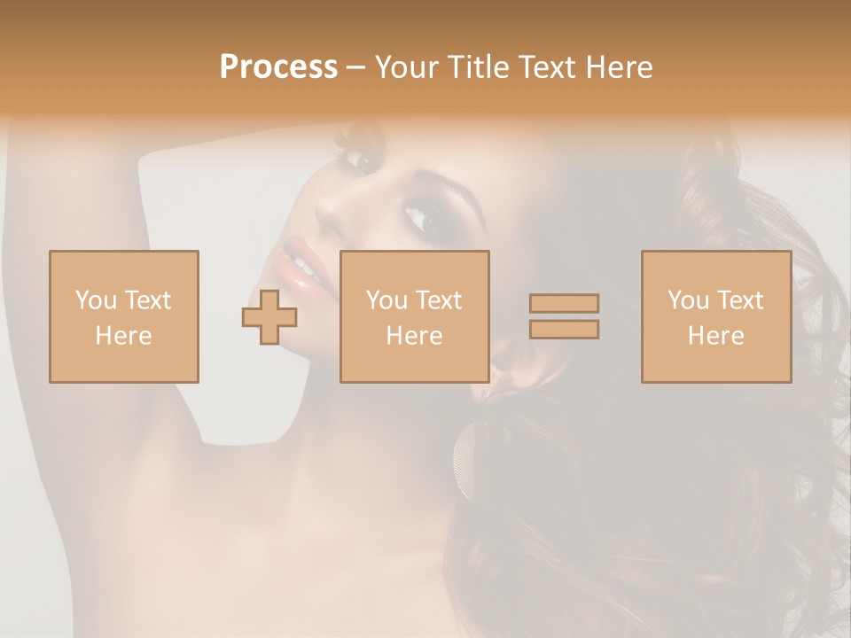 Dark Superiority Caucasian PowerPoint Template