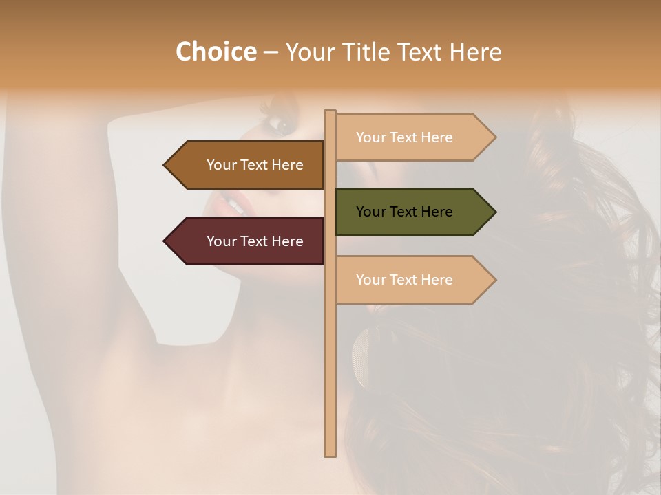 Dark Superiority Caucasian PowerPoint Template