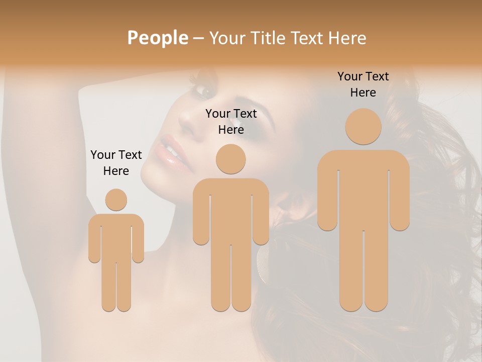 Dark Superiority Caucasian PowerPoint Template