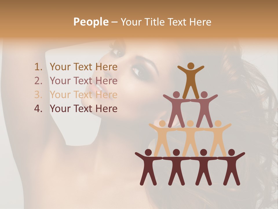 Dark Superiority Caucasian PowerPoint Template