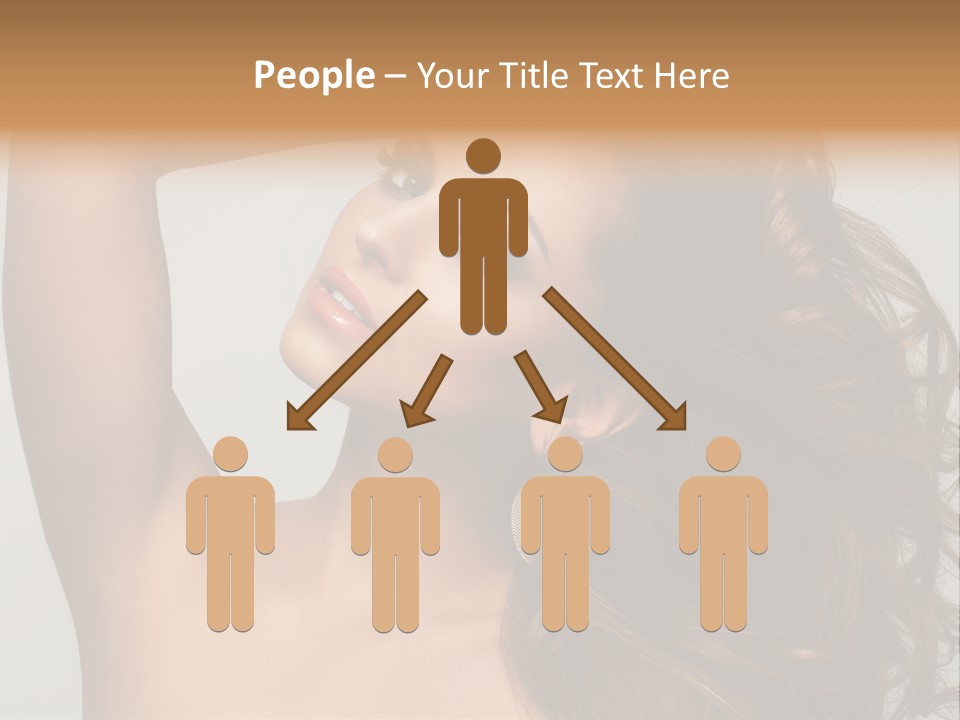 Dark Superiority Caucasian PowerPoint Template