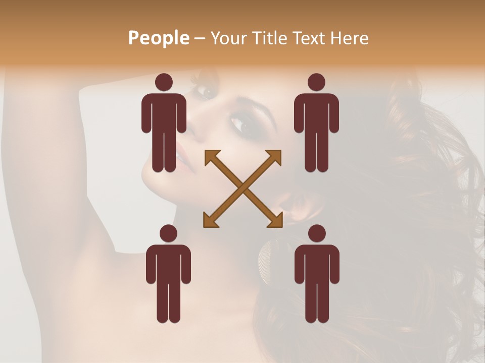 Dark Superiority Caucasian PowerPoint Template